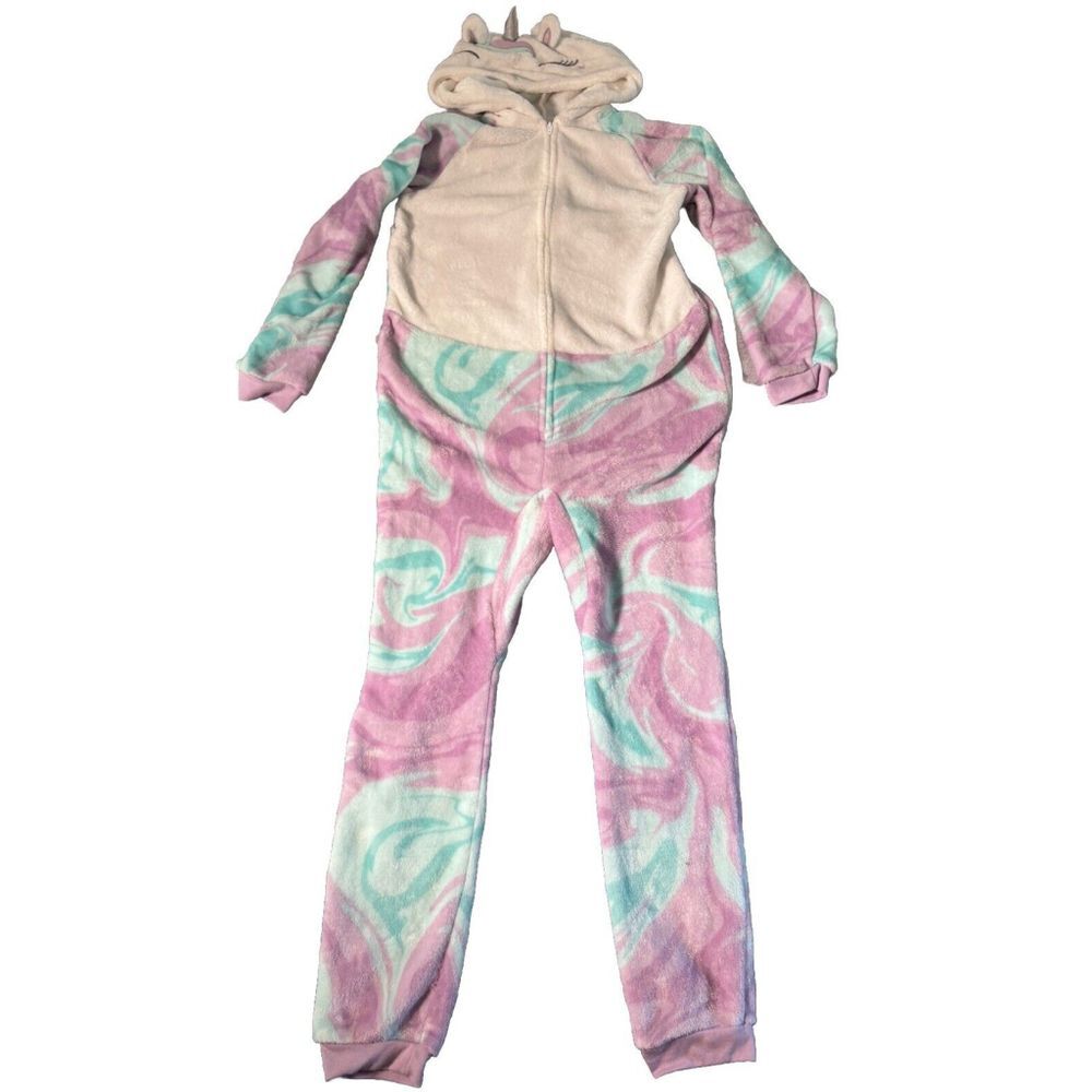 Saint Eve Youth Critter Blanket Sleeper Unicorn Pajamas Size M (10/12)